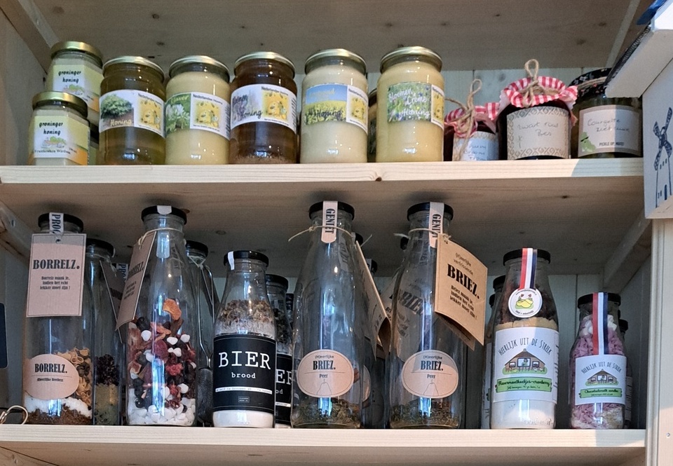 biologische producten van collega-boeren