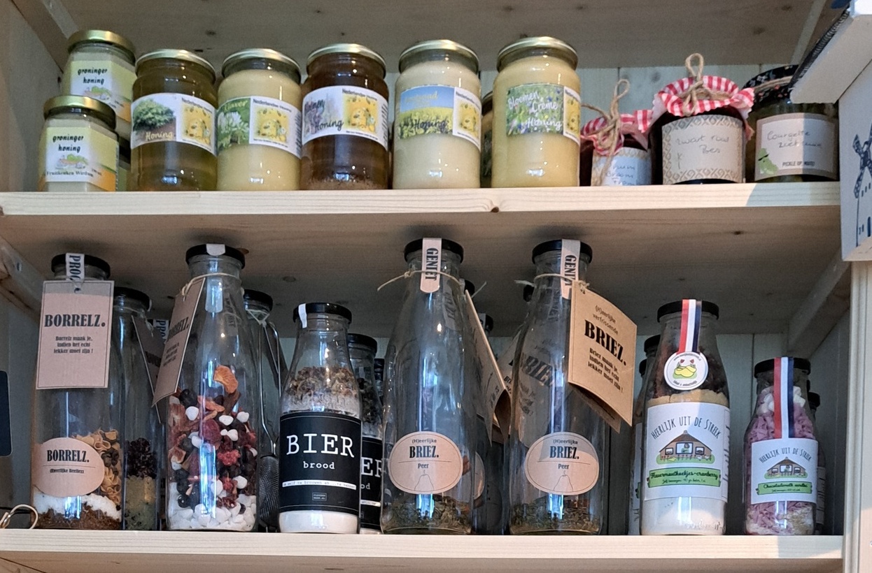 biologische producten van collega-boeren